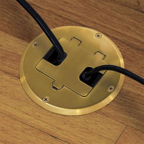 electrical floor boxes for tiled floors|recessed floor electrical outlet box.